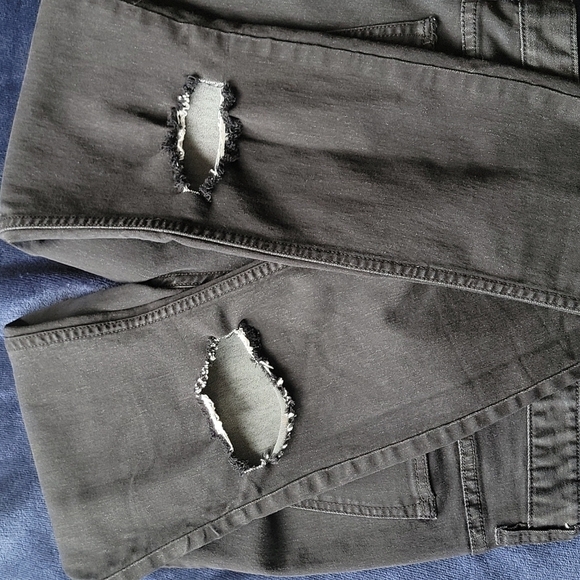 Free people black stretch skinny jean - Picture 5 of 6